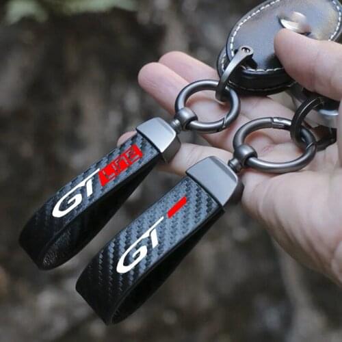 For GT GTI GTLINE Peugeot 106 107 108 206 207 208 306 307 308 407 408 508 2008 3008 4008 5008 Car Key Chains Keychain Key Ring