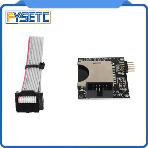 3D Printer Parts SD Expansion Module External Card Reader Connector Adapter SD Reader For F6 4.3" Touch Screen 4.3 LCD Display