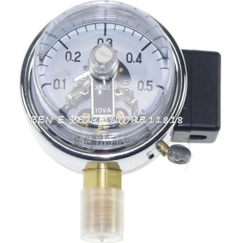 Range 0-0.6Mpa Electric Contact Pressure Gauge 60mm Diameter Universal Gauge M14*1.5 YX-60