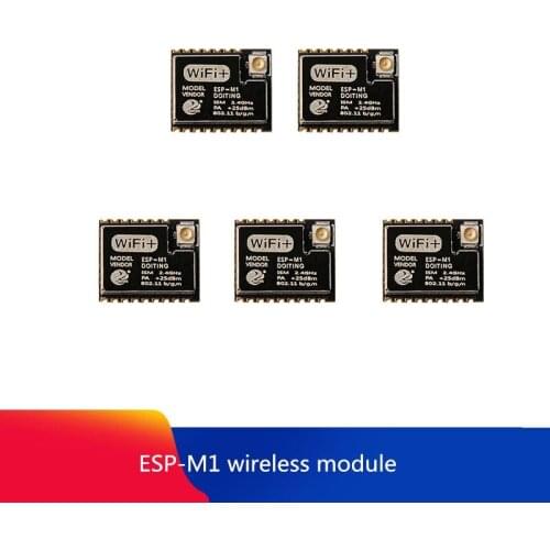 ESP-M1 Wireless WiFi Module, Compatible with ESP8266, FCC/CE Certification, Can Choose Contains an Antenna or not