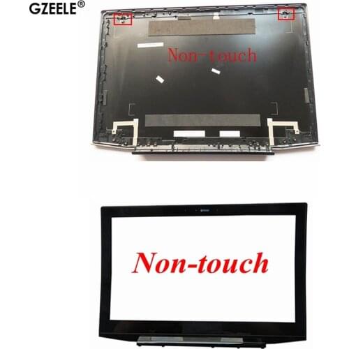 GZEELE new FOR Lenovo Y50 Y50-70 Lcd Rear Lid Top Case Back Cover 15.6" AM14R000400 Non Touch Lcd Front Bezel Cover