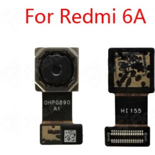 For xiaomi redmi 6a real camera module with back glass back camera flex cable