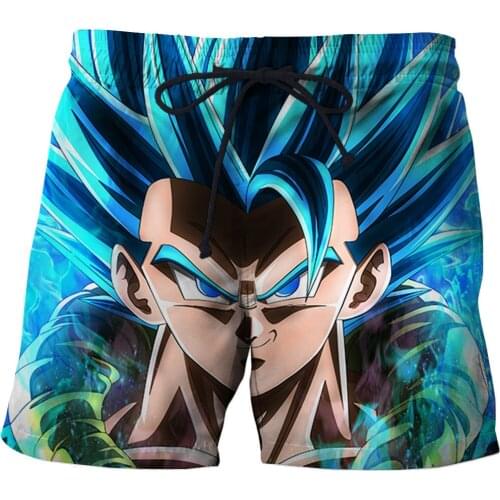 Goku 2021 new 3D print anime men shorts swimming trunks men beach shorts Quick-drying pants fashion board shorts summer shorts