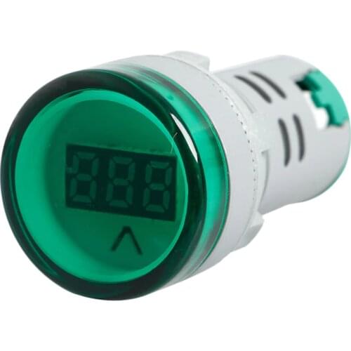 New High quality New 22 MM AC 60V-450V Digital Display Voltmeter Lights Combo Indicator