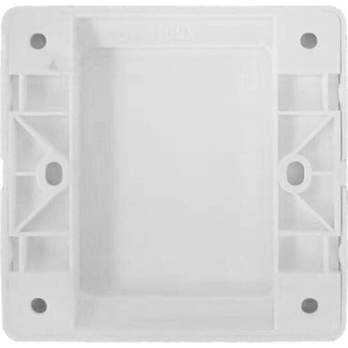 P15D Electric Wall Switch Socket Blank Cover Panel Whiteboard ABS Outlet Plate Bezel Tool 86x86mm