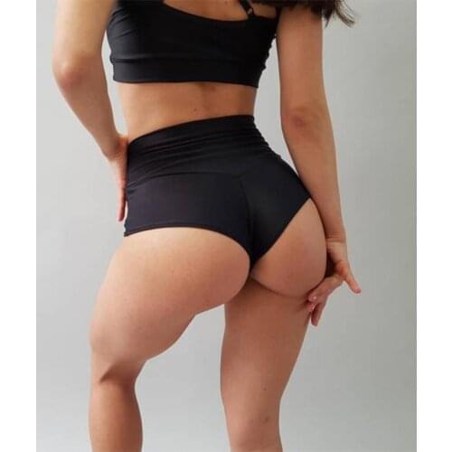 2021 Women High Waist Female Summer Workout Fitness Shorts Seamless Biker Shorts Clothing Push Up Short Elasticity Breathable