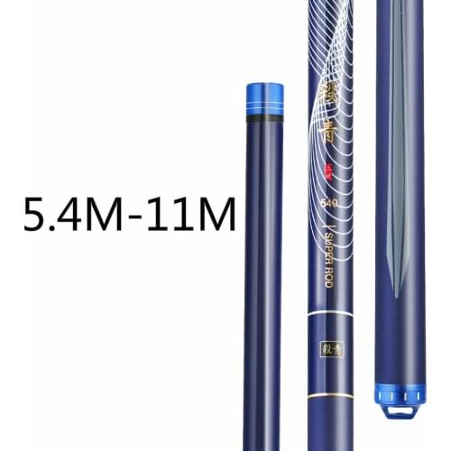 12H Super Hard Power Hand Pole Herring Sturgeon Telescopic Fishing Rod Vara De Pesca 5.4M-11-M Carbon Taiwan Wedkarstwo Olta