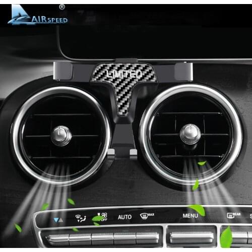 Carbon Limited for Mercedes Benz GLA CLA A Class W177 C Class GLC W205 E Class W213 CLE GLS Accessories Phone Holder Bracket