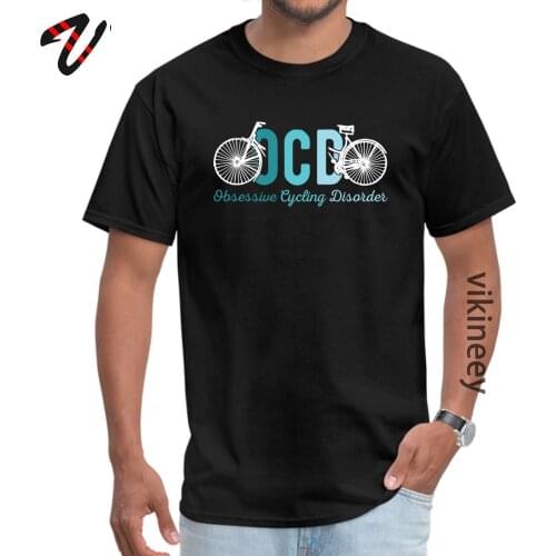 Cycling Biker Black 100% Cotton Tees for Students Customized T-Shirt Personalized Funny O-Neck Tops T Shirt Short Sleeve