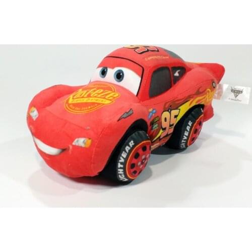 1piece 27CM Disney Racing story cars3 Lightning McQueen McQueen car plush toy doll childrens birthday gift