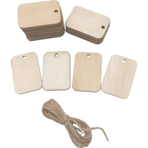 10pcs Wood Slices Blank Wood Discs Wood Baubles for New Year Valentiness Day Christmas Tree Pendant Ornaments