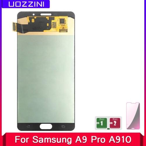 2 Pcs Super AMOLED 6.0" LCD Display Touch Screen Assembly For Samsung Galaxy A9 Pro 2016 A910 A9100 A910F SM-A9100