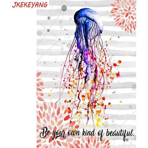 5D DIY square/round Diamond painting Watercolor jellyfish Cross Stitch Diamond Embroidery Pattern Rhinestone home decor J1270