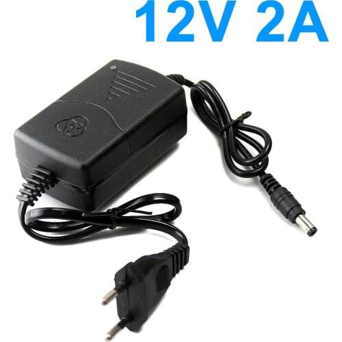 DC 12V 2A Power Adapter for cctv camera AC100-240V Input for cctv dvr
