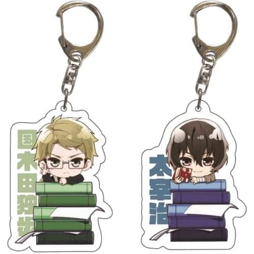 Anime Bungou Stray Dogs Atsushi Acrylic Keychain 10 Styles Pendant Key Rings