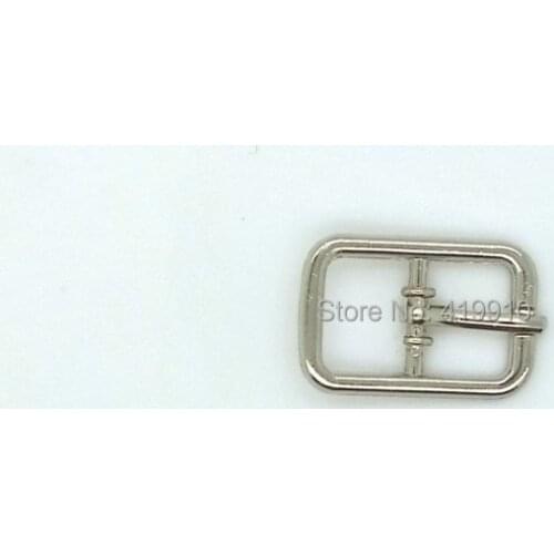Free shipping- 50PCs Silver Tone Shoe Bag Clothes Slider Buckles Accessory 19x12mm J1790