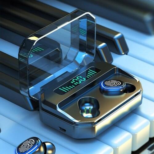 CB309 TWS Bluetooth 5.0 Earphones Touch Control Headphones With LED Digital Display Charging 3D Stereo Sound Earbuds