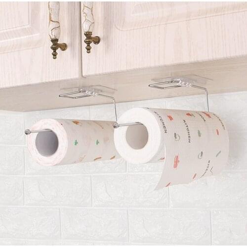 Punch-Free Roll Paper Holder with Large Size Design Easy Operation Durable Long Lasting Great for Bathroom RE