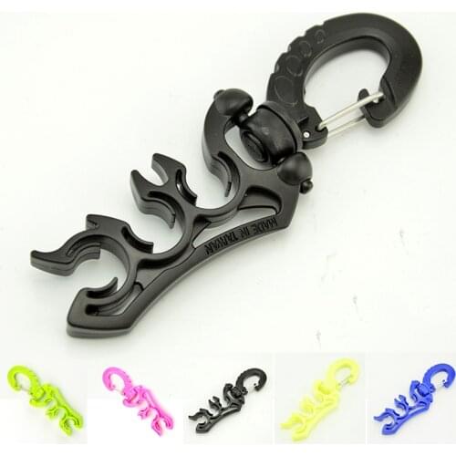 Breathing Regulator Shackle Scuba Diving Regulator BCD Hose Holder With Fixing Clip Buckle Hook Snorkeling Tools Accessories