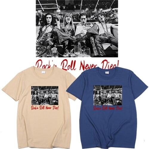 Maneskin T Shirt 2021 New Summer Fashion Men Tee Hip-hop Rock Band Short-sleev Women Hombre Casual Streetwear Camisetas Tops