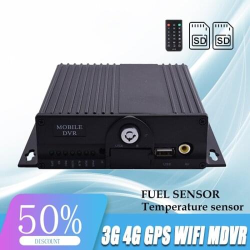 Hot sale 4-Channel B6504DG Video Monitoring Host Ahd 3G 4G Wifi Dual SD Card Mdvr