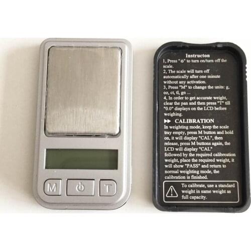 Pocket Scale Mini Digital Scale 200gx0.01g High Accuracy For Jewelry Gram Weight For Kitchen Backlight LCD Battery Included