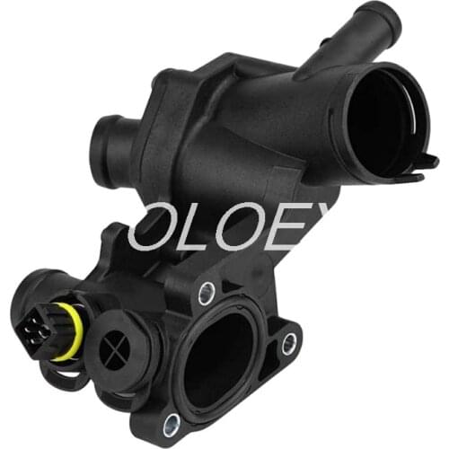 Thermostat Housing Senor Cooling System Thermostat Parts 032121111N for Seat Ibiza V W Golf 3 Polo Lupo 1.0 1.4 1.6