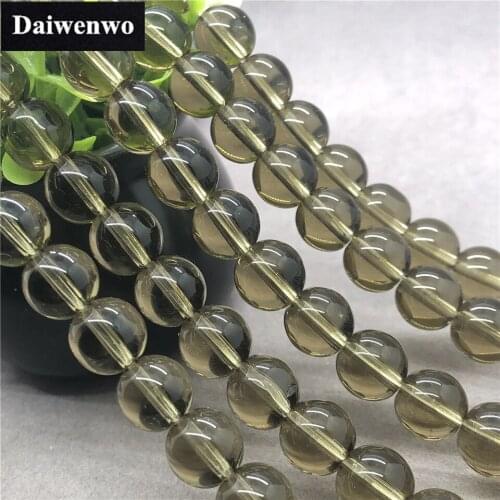 Smoky Quartz Crystal Beads 4-12mm Diy for Handmade Bracelet Jewelry
