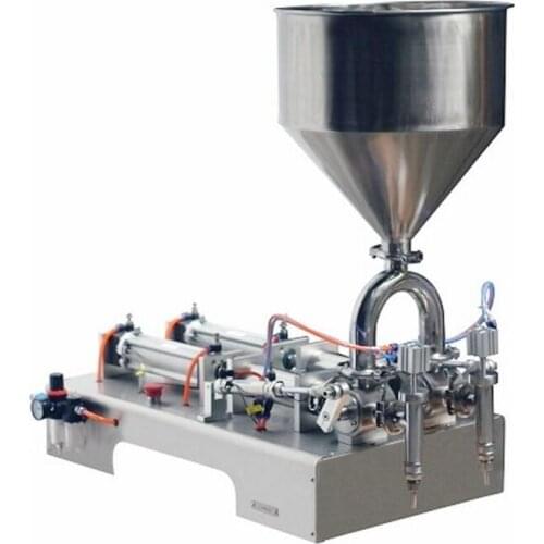 2 nozzles chili sauce filling machine/peanut butter filler machine on sale