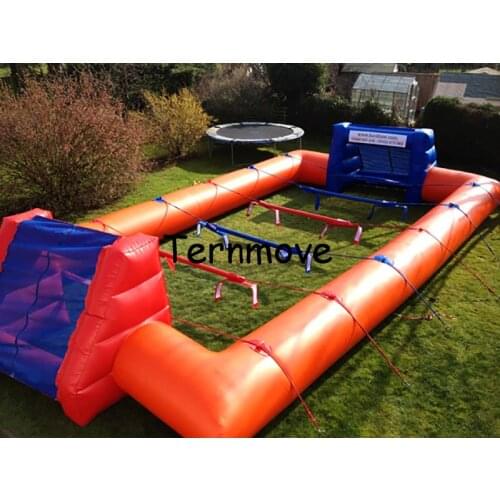 Inflatable Soap Football Field,Soccer Football Field,big outdoor inflatable game court for adult, inflatable event playground