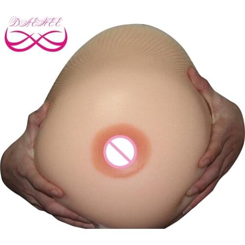Huge !! 10kg /PairTeardrop Shape 100% Soft Medical Silicone Fake Breast Form Tits Boobs Enhancer For Crossdresser Drag Queen Me