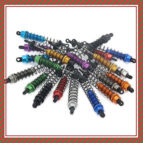 RCAWD Alloy 98mm Long 2PCS Shock Absorber Damper For Rc Car 1/12 Rc Lc Racing Wltoys Hsp Length Adjustable