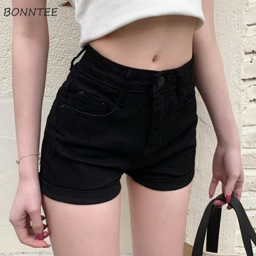 Shorts Women Sexy Slim Summer Friends Pockets Simple Chic Korean Style Female Breathable Minimalist College Clothing Pantalones