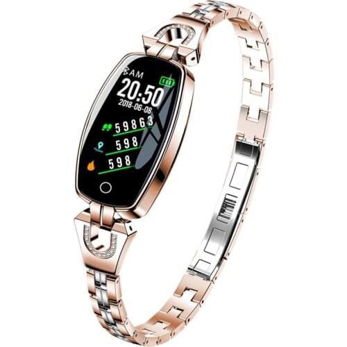 TROZUM Fashion Women Smart Watch 0.96" OLED Heart Rate Blood Pressure Monitor Pedometer Fitness Tracker Waterproof Smartwatch