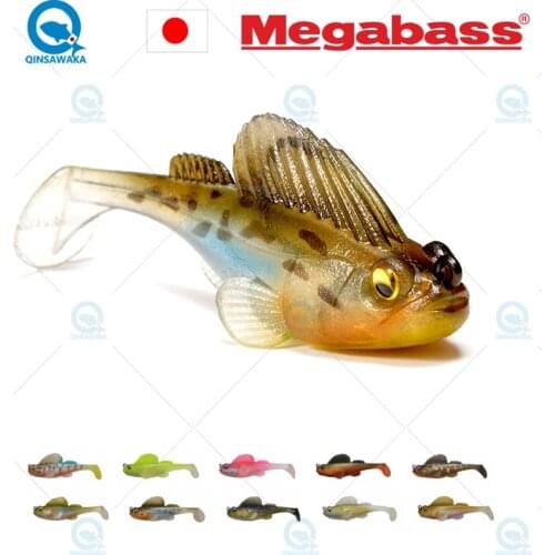 JAPAN Megabass Fishing Dark Sleeper Swim Bait Saltwater Lure Sea Tackle 3.8/3 inch Low Gravity Deep Water Soft Fin Paddle-tail