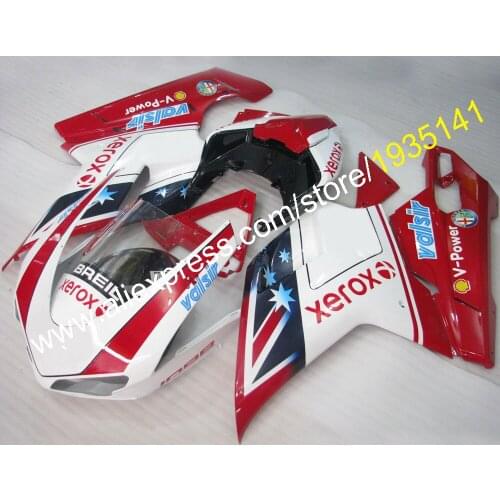 Stars Cowling For Ducati 1098S 848 1198 2007 08 09 10 11 motorcycle aftermarket kit Fairing (Injection molding)