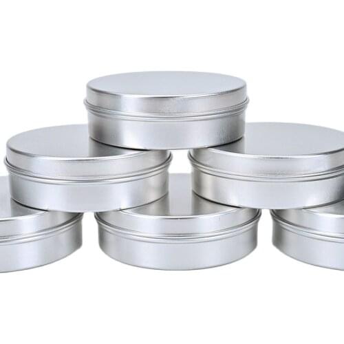 120G aluminum bottle jar pot tea tin gel wax day night mask cream essence moisturizer skin care cosmetic packing