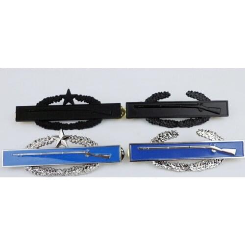 4PCS SET WWII-KOREAN WAR U.S. ARMY COMBAT INFANTRYMAN BADGE 1st 2nd award CIB formal dress MILITARY INSIGNIA BROOCHES