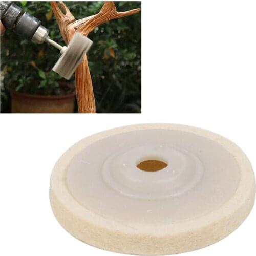 4 Inch Wool Felt Polishing Wheel 12mm Height Angle Grinder Abrasive Buffing Disc