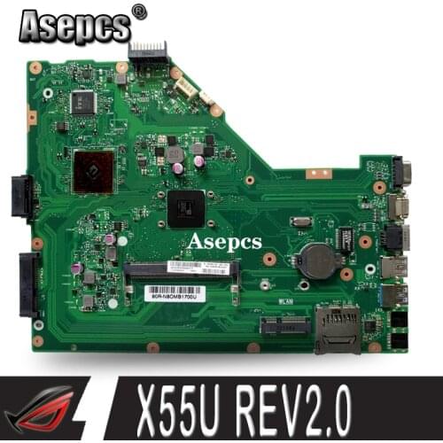 Asepcs X55U Laptop motherboard For Asus X55U X55 Test original mainboard