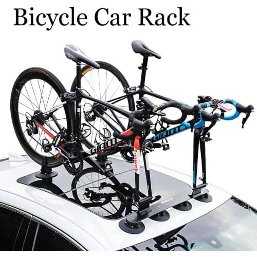 ROCKBROS Car Top Suction Bicycle Rack Quick Installation Bike carrier For Car mount MTB Road Bike porta bicicleta para automovil