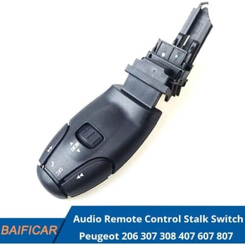 Baificar Brand New Radio CD Audio Remote Control Stalk Switch 96637240XT For Peugeot 206 307 308 407 607 807 Citoen C5 C8