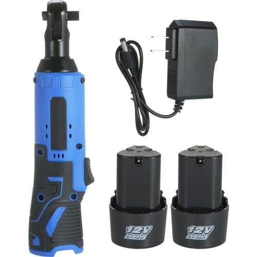 KKmoon Cordless Electric Ratchet Wrench 12V Power Ratchet Tool Ratcheting Socket Wrench with 4500mAh Rechargeable Battery