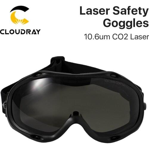 Cloudray OD6+ 10.6um Co2 Fiber Laser Safety Goggles Style F 10600nm Protective Glasses Shield Protection Eyewear for Co2 Machine