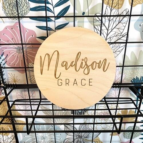 Custom Wooden Script Name Sign,Nursery photo booth props,Hospital Sign Birth Announcement,Baby name gift,New Born Gift