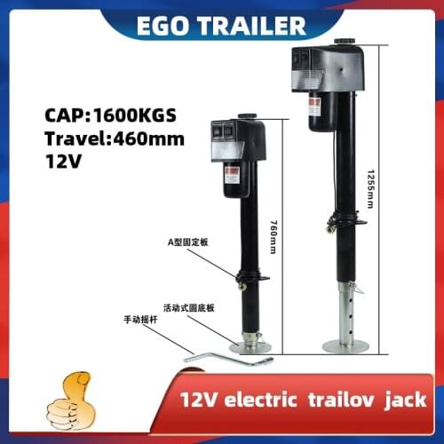 Ego trailer RAM 3500 lbs A frame jack Electric trailer jack electric RV tongue jack