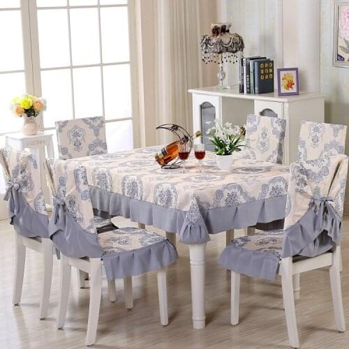 European Luxury Table Cloth Tea Table Cover Home Decorative Table Covers Home Textile TV Cabinet Rectangular Tablecloths Decor