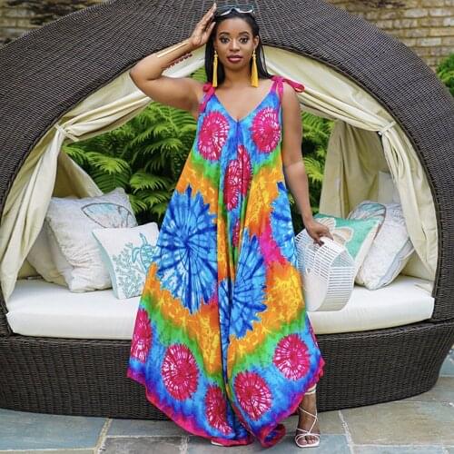 Indie Folk Style Print Rompers Womens Jumpsuit Deep V Neck Sleeveless Loose Baggy Bodysuit Summer Spaghetti Strap Boho Outfits