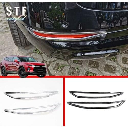 ABS Rear Fog Light Lamp Cover Trim Molding Bezel Garnish For Chevrolet Blazer 2019 2020