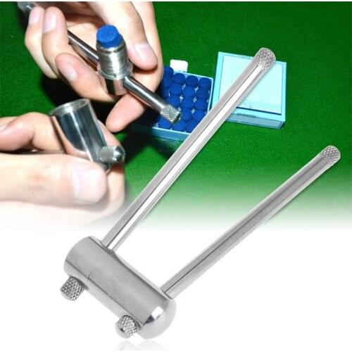 New 1 pcs Billiards Snooker Cue Tips Suppressor For 11mm / 14mm Cue Tips Presser Shaping High Quality Billiard Accessories